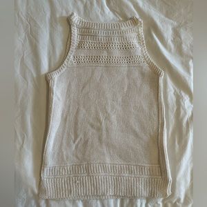 Ann Taylor Loft XXSP Cream Sweater Tank